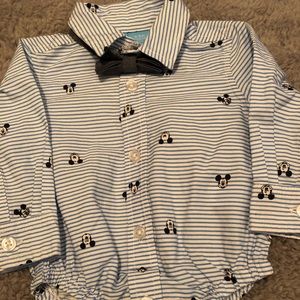 5/$25🤗Mickey Mouse Body Suit w/ Bow Tie